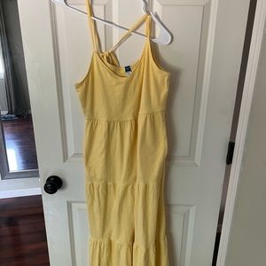 Yellow dress, never worn, tags removed.